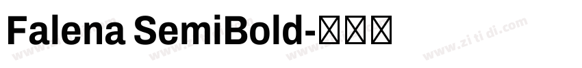Falena SemiBold字体转换